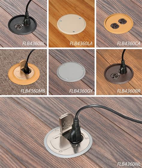 8 electrical floor box cover|hardwood floor electrical outlet covers.